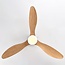 Deckenventilator Circo mit einstellbarer Farbtemperatur - Holzoptik