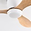 Deckenventilator Circo mit einstellbarer Farbtemperatur - Holzoptik