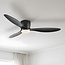 Deckenventilator Circo schwarz mit einstellbarer Farbtemperatur