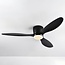 Deckenventilator Circo schwarz mit einstellbarer Farbtemperatur