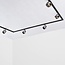 Modernes 1-phasiges Stromschienensystem 3 Meter mit Juna Rauchglas Spots - Deckenleuchte