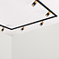 1-phasiges Schienensystem 3 Meter schwarz in Mahagoni-Holzoptik - Linn