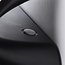 Schwarze Solar-Wandleuchte mit Sensor Double Conan, 6,8 W