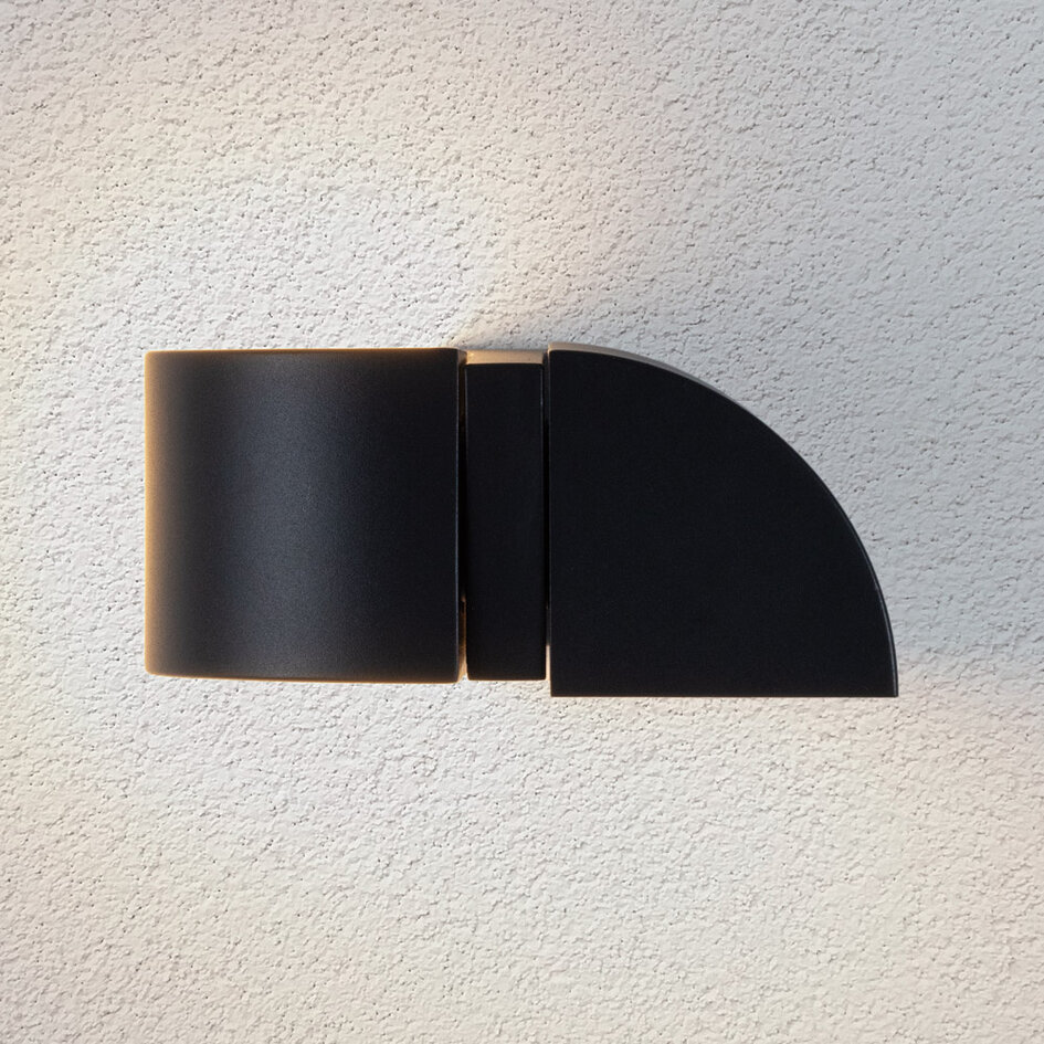 Verstellbare Außenwandleuchte Xanthe - anthrazit