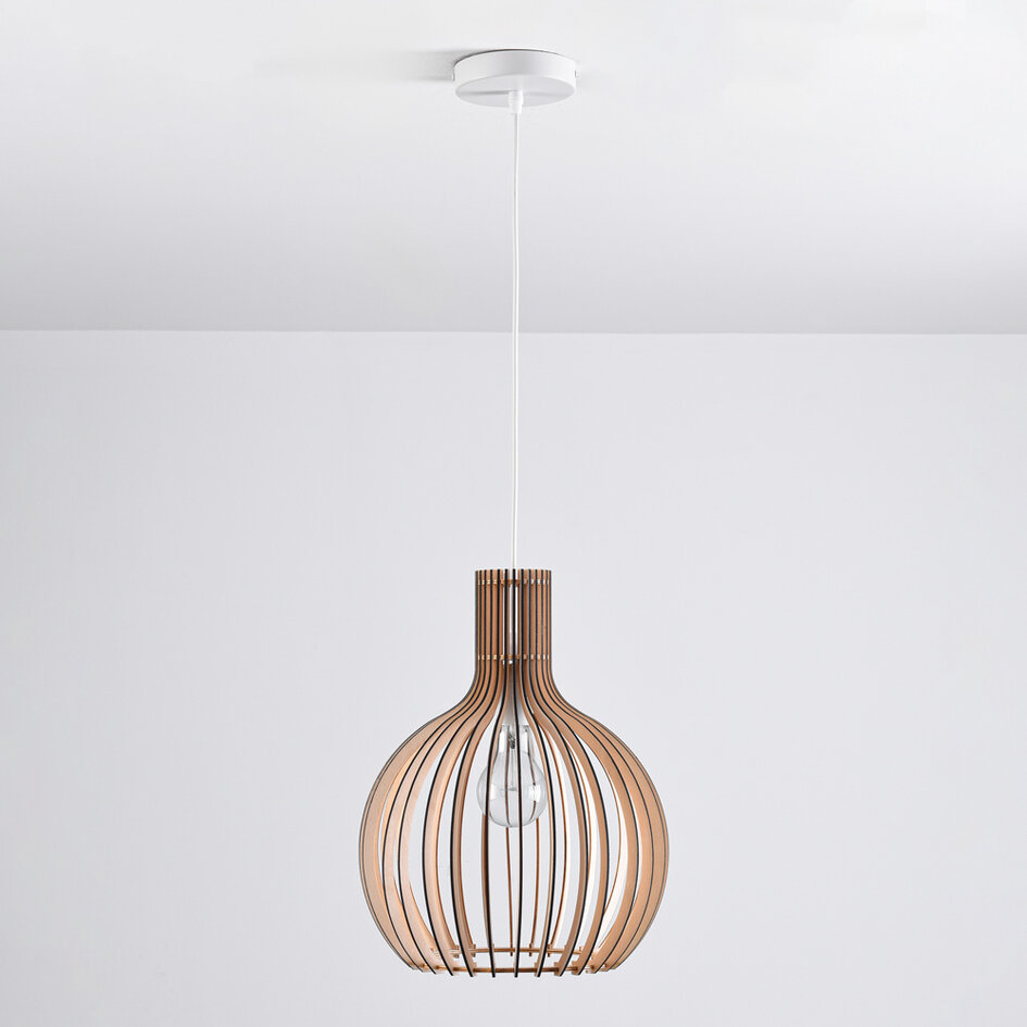 Boho chic Lampe aus Holz - Legno