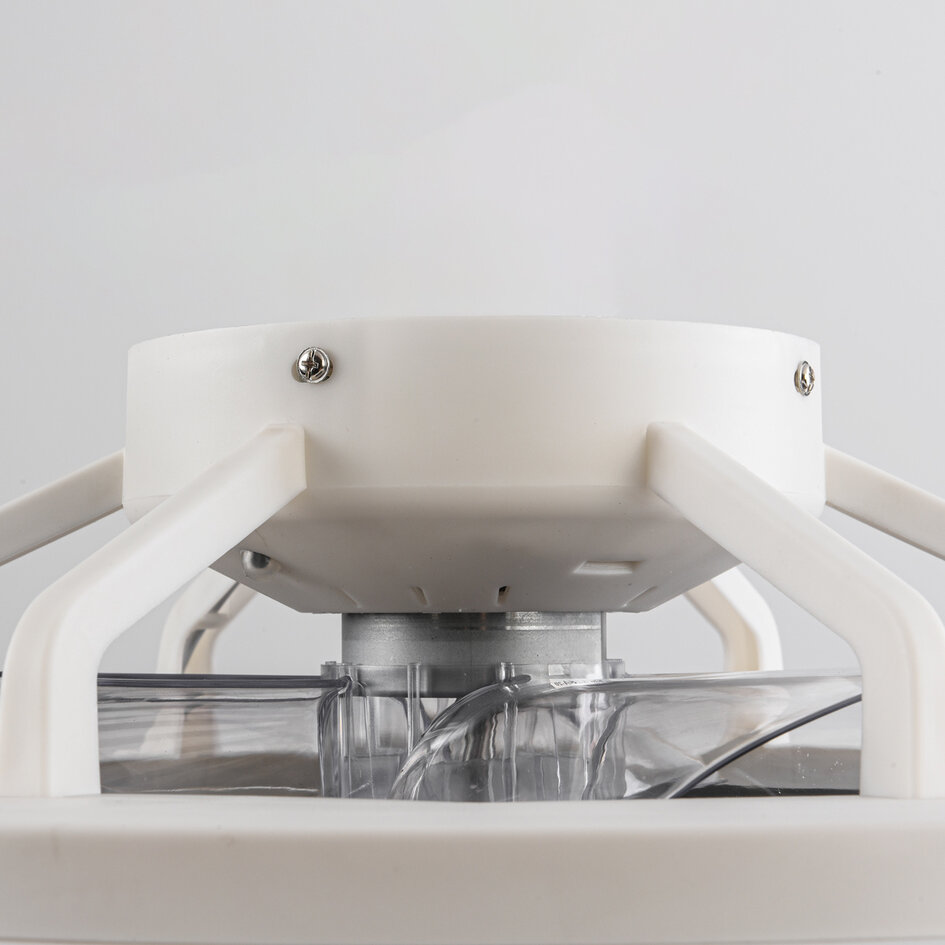 Smarter Deckenventilator Mira mit Fernbedienung, WLAN und RGBW - Schwarz