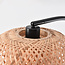 Bogenlampe Seren mit handgeflochtenem Bambusschirm