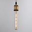 E27 dimmbare Röhrenlampe amber Glas mit Filament 4W, 2200K, 22,5 cm
