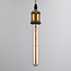 E27 dimmbare Röhrenlampe amber Glas mit Filament 4W, 2200K, 22,5 cm