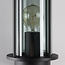 Außenwandleuchte mit Rauchglas, Peije - Schwarz
