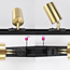 Modernes 1-Phasen-Schienensystem 3 Meter mit goldenen Mels-Spots - Deckenleuchte