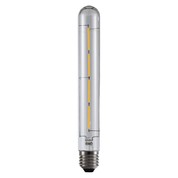 E27 dimmbare Röhrenlampe transparentes Glas mit Filament 4W 2700K, 22,5 cm