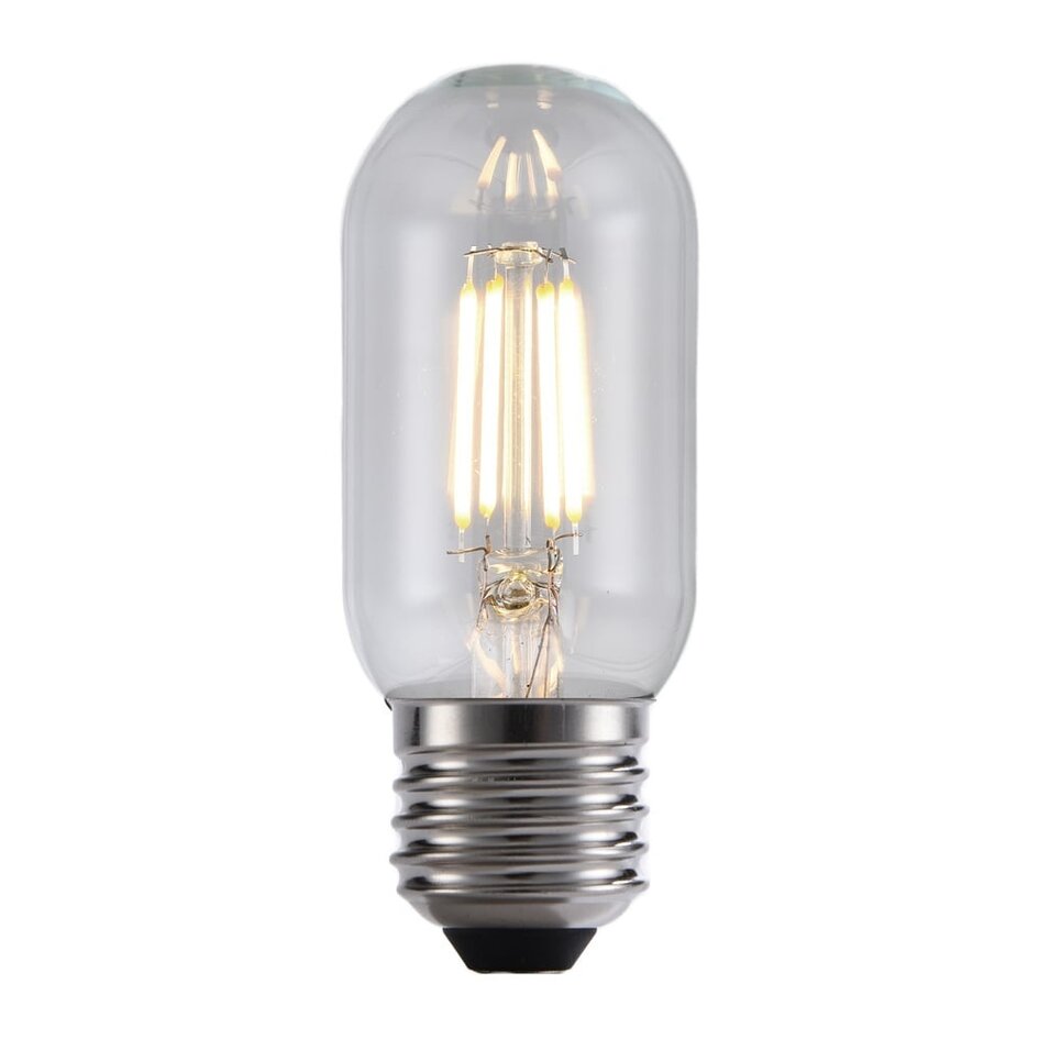 LED Filament Röhrenlampe 4W 2700K, transparentes Glas - dimmbar