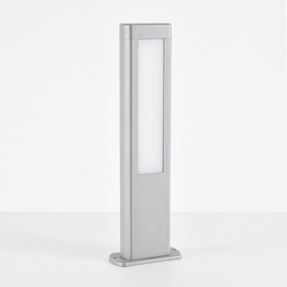 Industrielle Sockelleuchte Stein - Silber