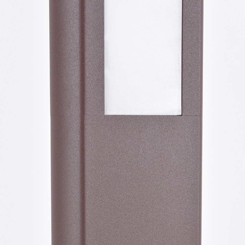 Industrielle Sockelleuchte Stein - Braun