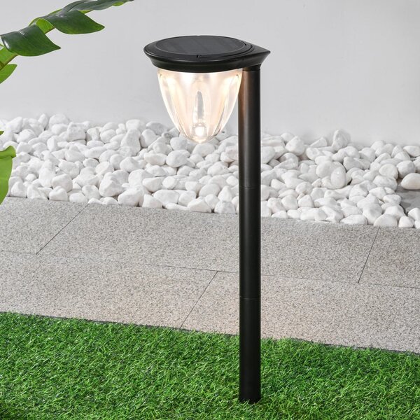 Solar-Außenlampe Elio mit anpassbarer Farbtemperatur – 2er Set