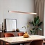Minimalistische Pendelleuchte Ami mit 3-stufig dimmbaren LEDs - Roségold