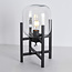 Duuk Tischlampe mit transparentem Glas