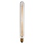 E27 Filament Röhrenlampe amber Glas mit Glühfaden 6W 2200K, 30 cm - dimmbar