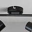 Moderne Deckenleuchte schwarz mit Rauchglas und Spiegeleffekt, 2-flammig - Jenthe