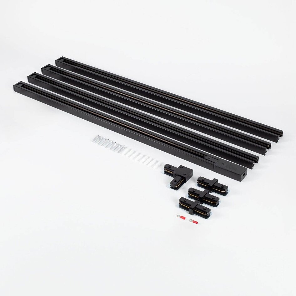 Design 1-Phasen-Schienensystem 3 Meter - Jula schwarz