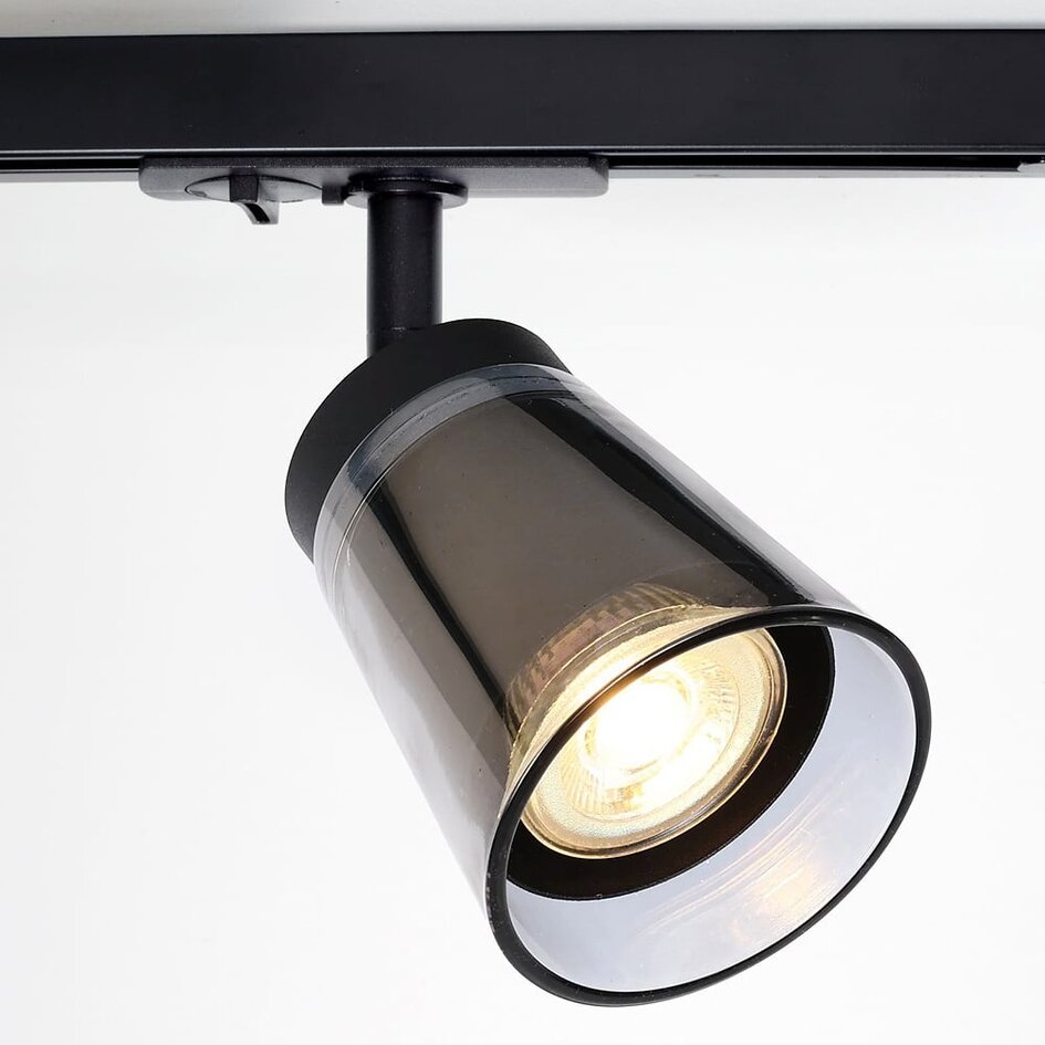 Modernes 1-phasiges 1,5-Meter-Schienensystem Deckenleuchte - Jula schwarz