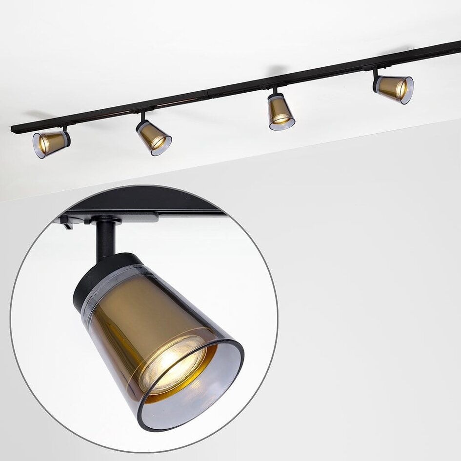 Modernes 1-phasiges 1,5-Meter-Schienensystem Deckenleuchte - Jula gold