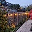 Illu Lichterkette mit 2,5W oder 4,5W Lampe, 2000K, Ø60, amber Glas, dimmbar - inkl. Dimmer