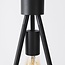 1-flammige Tischlampe Tenda - schwarz