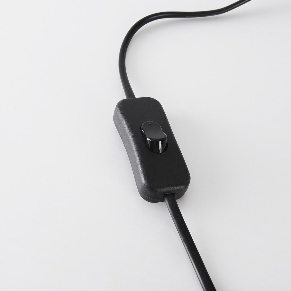 1-flammige Tischlampe Piazza - schwarz