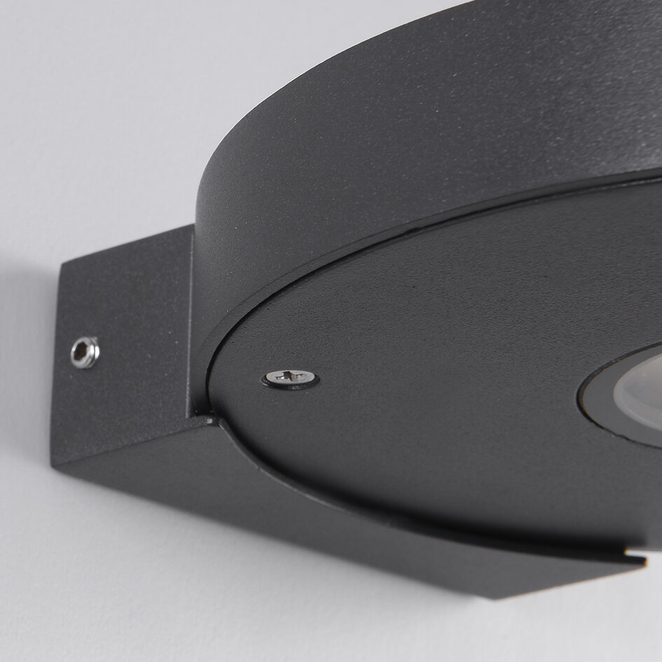 Kompakte Solar-Wandleuchte mit Sensor Mea