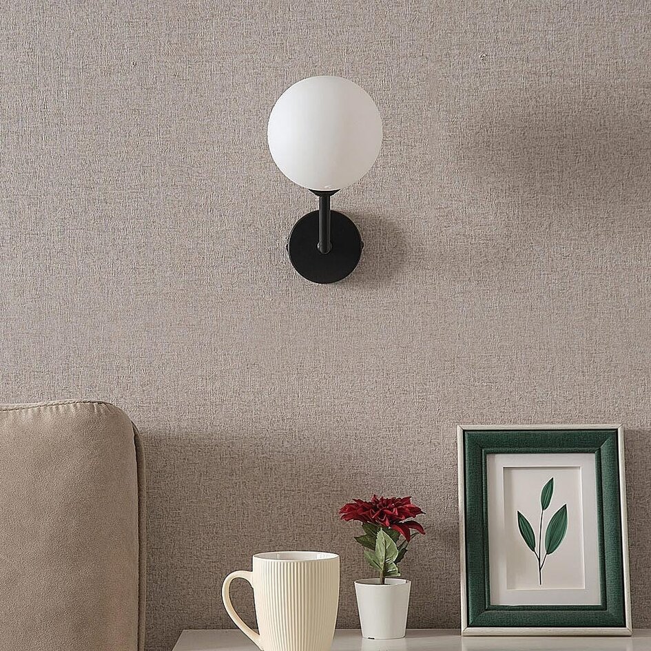 Wandlampe schwarz - Runda