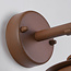 Edelstahl Industrielle Wandleuchte Alicia - Rostbraun