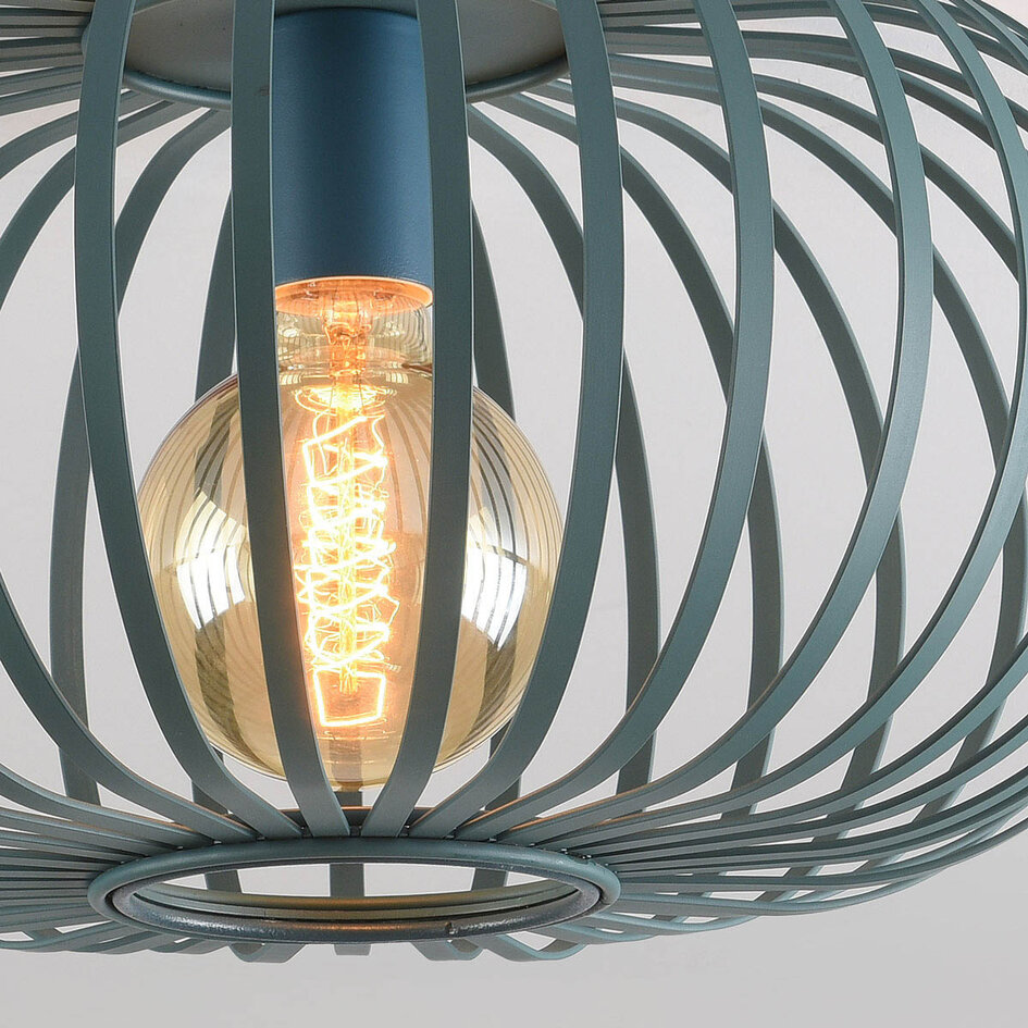 1-flammige Deckenleuchte Fiore - Meerblau