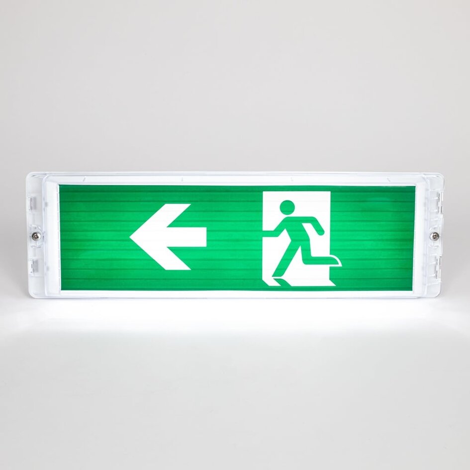 Notbeleuchtung mit transparentem Schirm - LX001