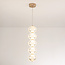 Dimmbare Hängelampe mit goldenen Details, 5-flammig - Aella