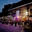 Outdoor-Partybeleuchtung 37 Meter mit 80 farbigen LED-Lampen