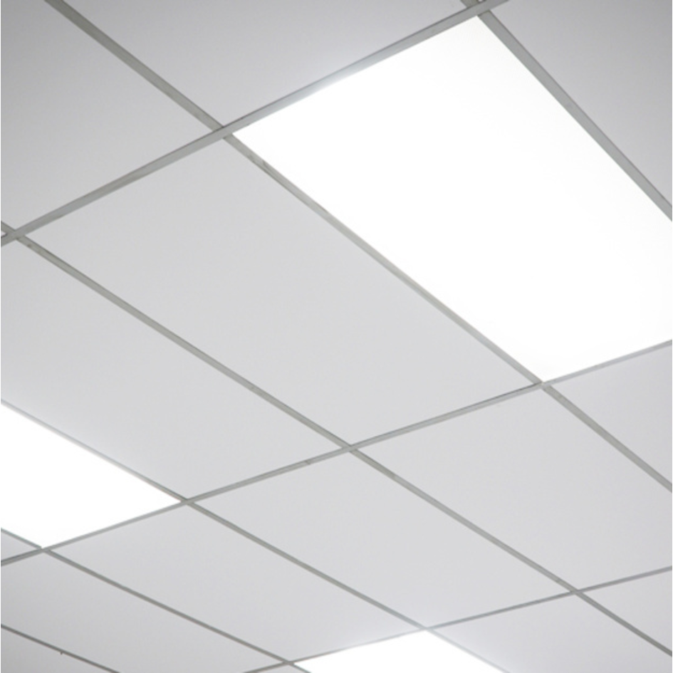 Set von 4 LED Panels, 120x30cm, UGR<22, 24W, 4000K - 125lm/W