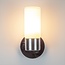 Moderne Badezimmer-Wandlampe mit Chrom, IP44 - Vidrio