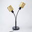 Luxuriöse Tischlampe, 2-flammig - Altin