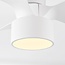 Kompakter Deckenventilator inkl. LED und Fernbedienung,  Weiß - Vejas