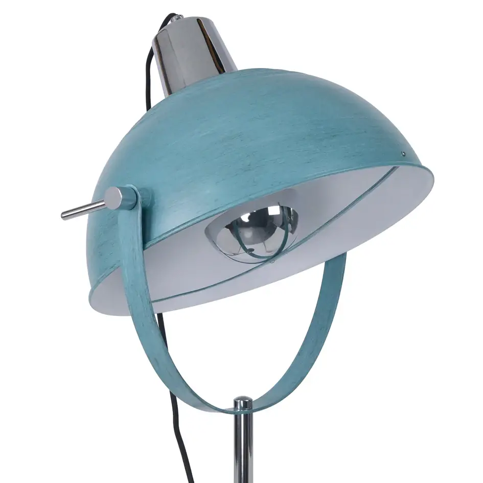 Stehleuchte mit schwenkbarem Schirm Lazos - blau