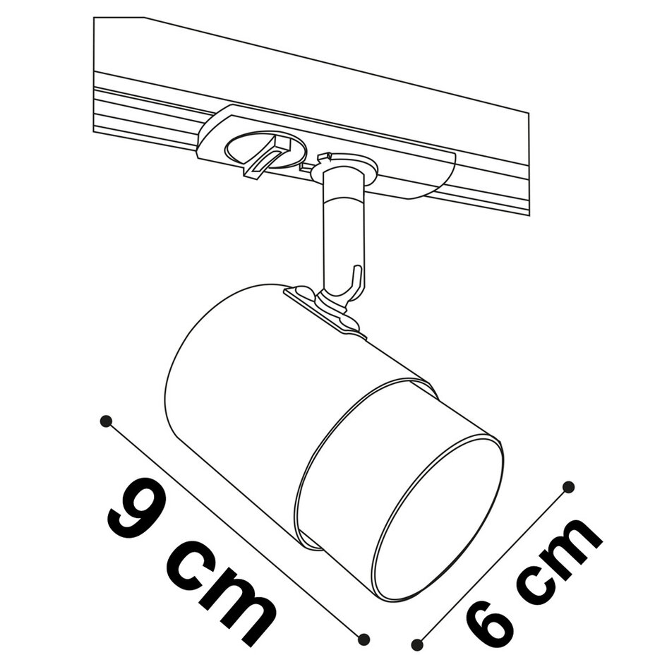 Schienenstrahler 1-phasig Olivier