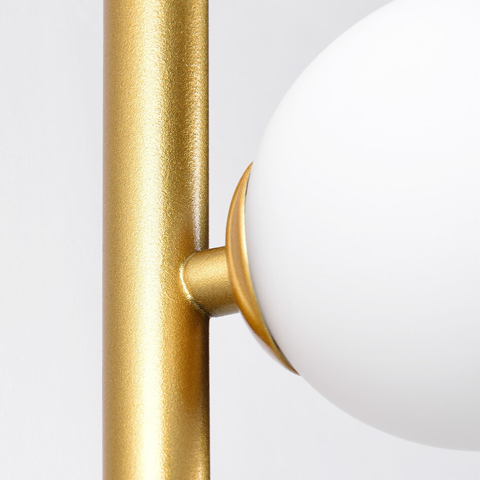 Goldene Wandlampe - Taj