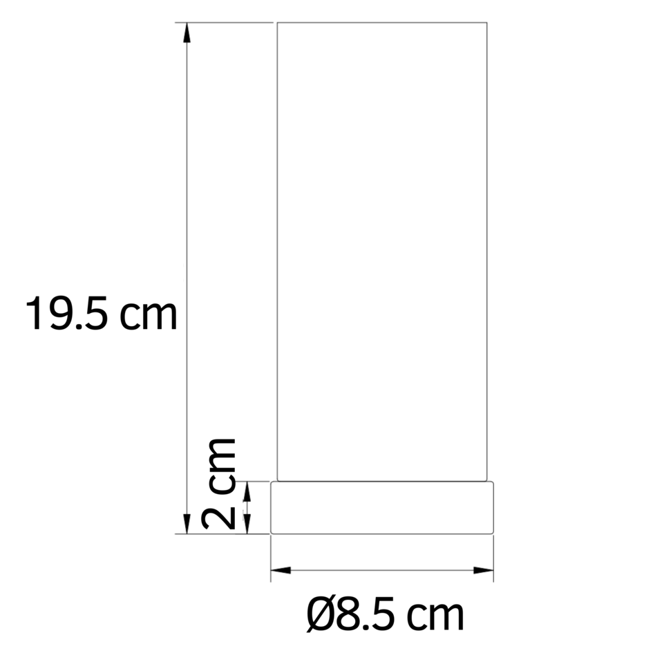 Tischleuchte Modesto mit grauem Rauchglas und glänzendem Sockel