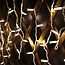 Eiszapfen-Lichterkette erweiterbar | ab 3 Meter | 114 LEDs | extra warmweiß | weißes Kabel | Gummi