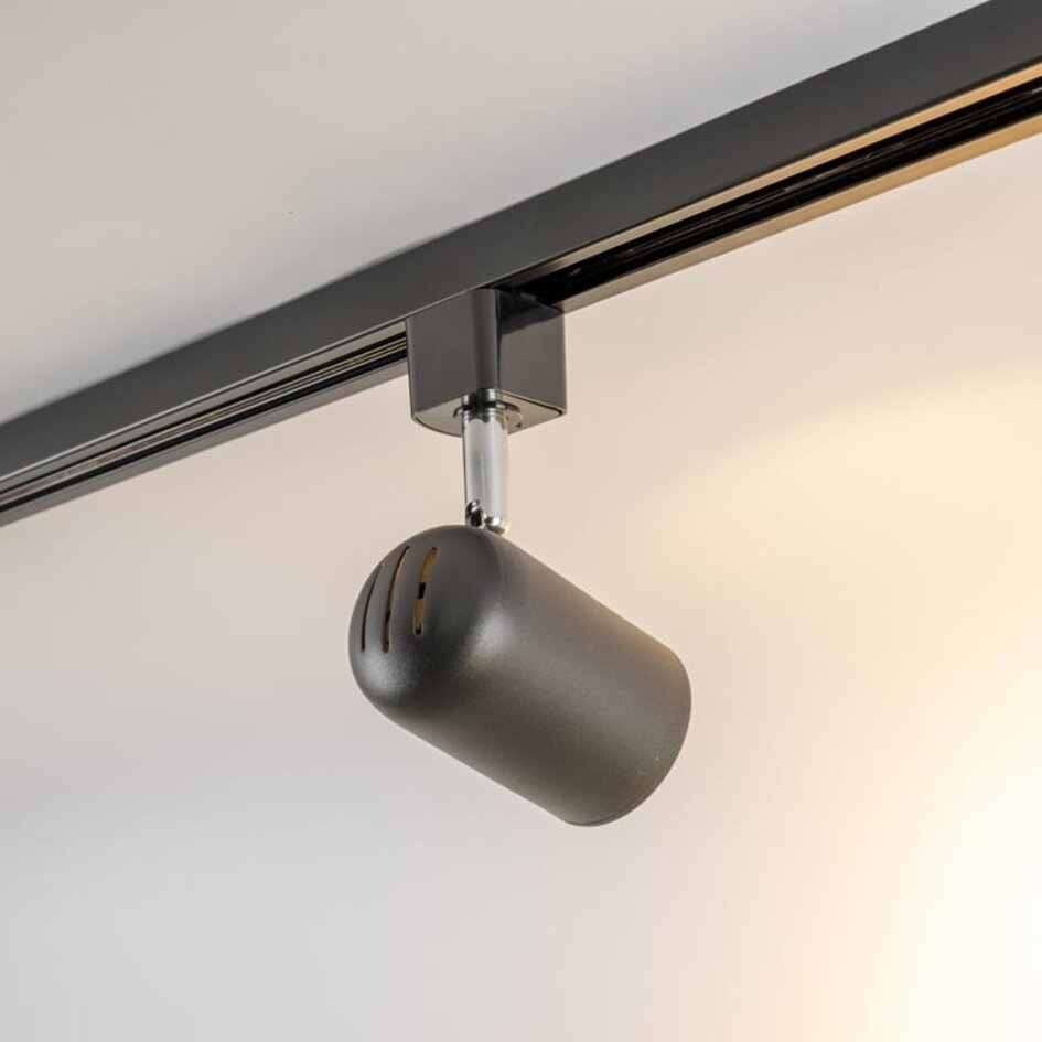 Schienen-Spot 1-phasig Collin - schwarz