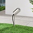 Moderner Gartenstrahler Edelstahl - Chad