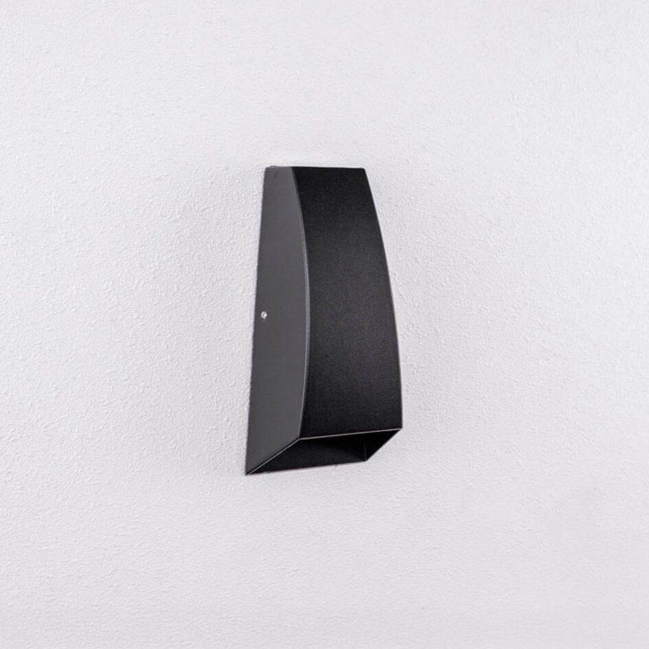 Wandleuchte Design Rain 2-flammig - schwarz