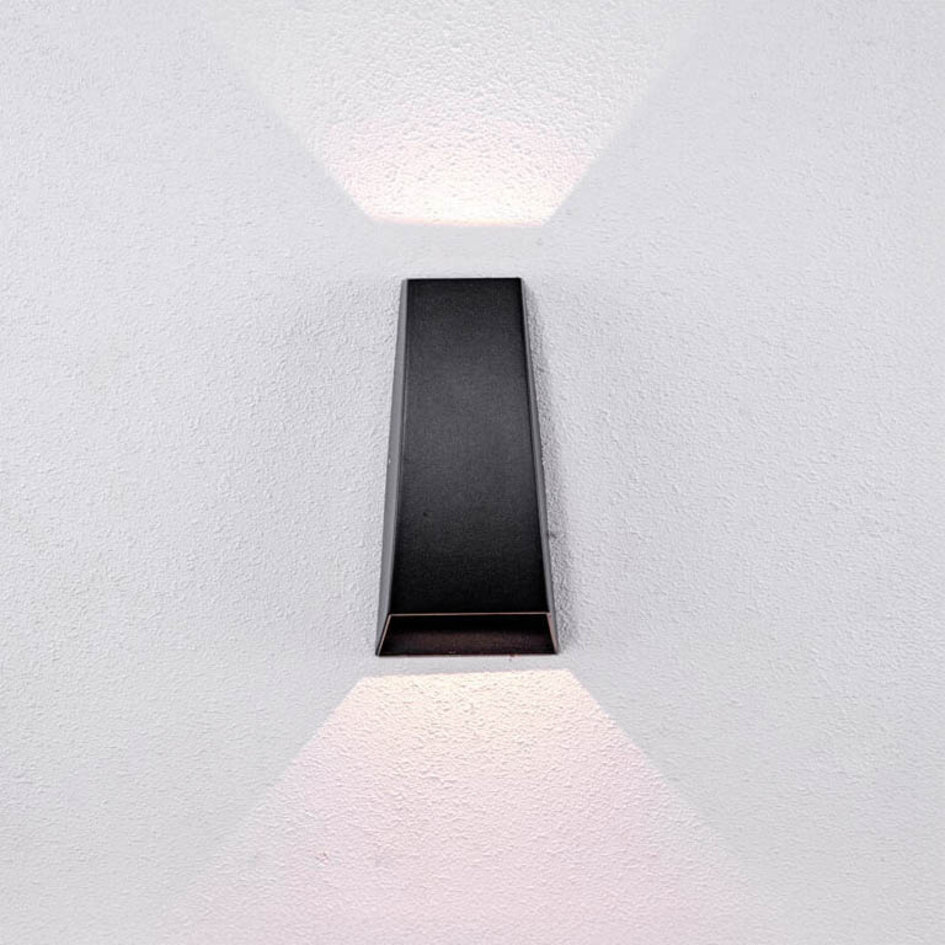 Wandleuchte Design Rain 2-flammig - schwarz